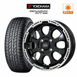 サマータイヤ ホイール 4本セット ホットスタッフ マッドクロス グレイス YOKOHAMA ジオランダー A/T(G015) 155/65R14