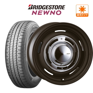 サマータイヤ ホイール 4本セット クリムソン ディーン クロスカントリー BRIDGESTONE ニューノ 155/65R14