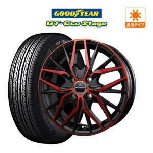 サマータイヤ ホイール 4本セット BADX ロクサーニ マルチフォルケッタ TR5 グッドイヤー GT-エコ ステージ 165/65R15 タフト 等