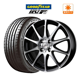 サマータイヤ ホイール 4本セット BADX ロクサーニスポーツ RS-10 グッドイヤー イーグル RV-F 165/60R15 ハスラー 等