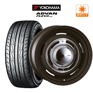 サマータイヤ ホイール 4本セット クリムソン ディーン クロスカントリー YOKOHAMA アドバン フレバ V701 165/50R15