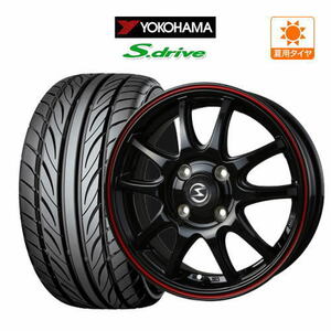 サマータイヤ ホイール 4本セット BADX エスホールド S-5V YOKOHAMA DNA S.drive ドライブ (ES03/ES03N) 165/45R16