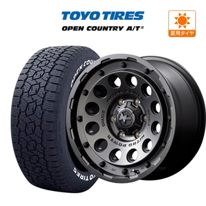 200系 ハイエース ホイール 4本セット MID ナイトロパワー H12 ショットガン TOYO オープンカントリー A/T III (A/T3) 215/65R16