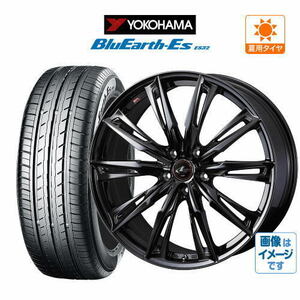 サマータイヤ ホイール 4本セット レオニス GX BLACK METAL EDITION YOKOHAMA ブルーアースイーエス ES32 165/55R15