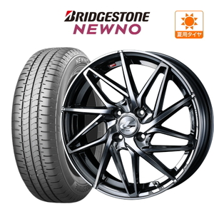 サマータイヤ ホイール 4本セット ウェッズ レオニス IT BRIDGESTONE ニューノ 155/65R14