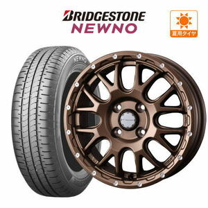 サマータイヤ ホイール 4本セット ウェッズ マッドヴァンス 08 BRIDGESTONE ニューノ 155/65R14