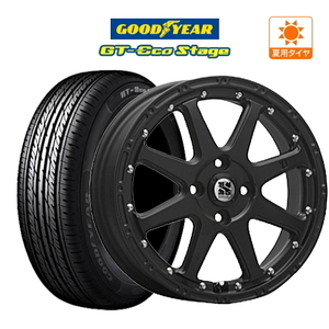 サマータイヤ ホイール 4本セット MLJ エクストリーム ジェイ グッドイヤー GT-エコ ステージ 165/65R15 タフト 等