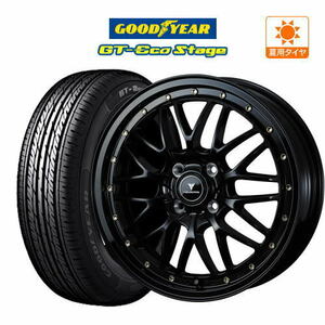 サマータイヤ ホイール 4本セット ウェッズ ノヴァリス アセット M1 グッドイヤー GT-エコ ステージ 165/65R15 タフト 等