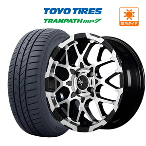 サマータイヤ ホイール 4本セット MID ナイトロパワー M28 バレット KC TOYO トランパス mp7 165/65R15 タフト 等