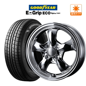 サマータイヤ ホイール4本セット ウェッズ グラフト 5S GY エフィシエント グリップ エコ EG01 185/65R15 アクア(MXPK系)