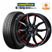 サマータイヤ ホイール4本セット ウェッズ ノヴァリス ローグ VF GY エフィシエント グリップ エコ EG01 185/65R15 アクア(MXPK系)_画像1