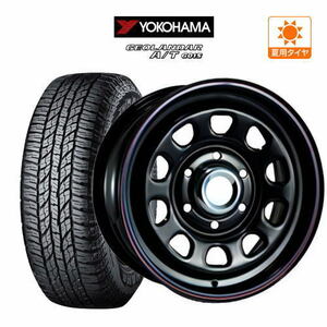 200系 ハイエース ホイール 4本セット MLJ デイトナ SS YOKOHAMA ジオランダー A/T(G015) 215/65R16