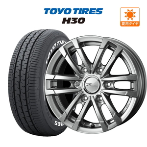 200系 ハイエース ホイール 4本セット ウェッズ プロディータHC2 TOYO H30 195/80R15