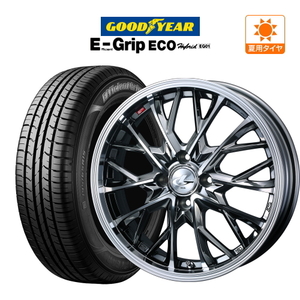 サマータイヤ ホイール4本セット ウェッズ レオニス MV GY エフィシエント グリップ エコ EG01 185/65R15 アクア(MXPK系)