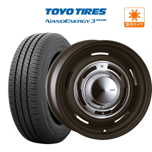 サマータイヤ ホイール4本セット クリムソン クロスカントリー TOYO ナノエナジー 3プラス 185/65R15 アクア(MXPK系)