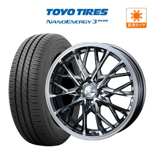 サマータイヤ ホイール4本セット ウェッズ レオニス MV TOYO ナノエナジー 3プラス 185/65R15 アクア(MXPK系)