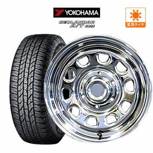 キャラバン ホイール 4本セット MLJ デイトナ SS YOKOHAMA ジオランダー A/T(G015) 215/65R16