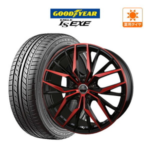 サマータイヤ ホイール 4本セット BADX ロクサーニ マルチフォルケッタ TR5 グッドイヤー イーグル LS EXE 225/35R20