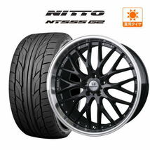 サマータイヤ ホイール 4本セット BADX ロクサーニ マルチフォルケッタ NITTO NT555 G2 245/35R21 アルファード 等_画像1