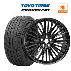 サマータイヤ ホイール 4本セット WALD ヴァルド ジェニュインライン F-001 Limited Black TOYO プロクセス FD1 245/35R21