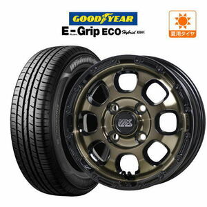 サマータイヤ ホイール 4本セット ホットスタッフ マッドクロス グレイス GY エフィシエント グリップ エコ EG01 175/60R16 クロスビー