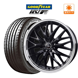 サマータイヤ ホイール 4本セット BADX ロクサーニ マルチフォルケッタ２ 8.0J グッドイヤー イーグル RV-F 245/35R20