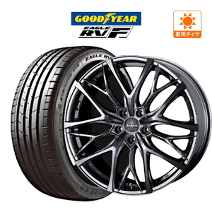 サマータイヤ ホイール 4本セット ウェッズ クレンツェ ウィーバル 100EVO グッドイヤー イーグル RV-F 245/35R20