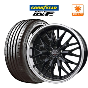 サマータイヤ ホイール 4本セット BADX ロクサーニ マルチフォルケッタ２ 9.0J グッドイヤー イーグル RV-F 245/35R20