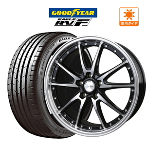 サマータイヤ ホイール 4本セット BADX ロクサーニ クロノグラスター 8.5J グッドイヤー イーグル RV-F 245/35R20