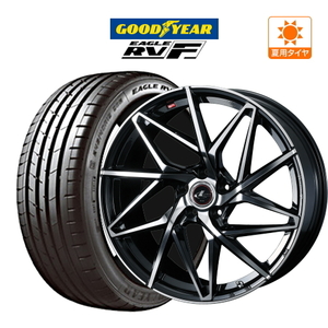 サマータイヤ ホイール 4本セット ウェッズ レオニス IT グッドイヤー イーグル RV-F 245/35R20