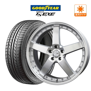 サマータイヤ ホイール 4本セット BADX ロクサーニ グラスターファイブ グッドイヤー イーグル LS EXE 225/35R20