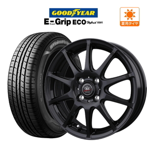 サマータイヤ ホイール4本セット BADX ロクサーニスポーツ RS-10 GY エフィシエント グリップ エコ EG01 185/65R15 アクア(MXPK系)