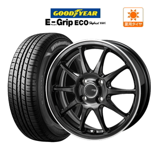 サマータイヤ ホイール4本セット モンツァ JP STYLE R10 GY エフィシエント グリップ エコ EG01 185/65R15 ノート(E12 E13)