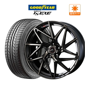 サマータイヤ ホイール 4本セット ウェッズ レオニス IT グッドイヤー イーグル LS EXE 225/35R20