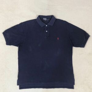 POLO RALPH LAUREN ポロラルフローレン 半袖ポロシャツ ネイビー メンズ Mサイズ