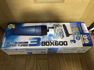 [ новый товар не использовался ]60cm аквариум для верхний фильтрация машина Kotobuki Triple box 600 (3BOX600)