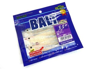 マルキユーECOGEAR バルト(BALT) 3.5 323：北陸クリアホロ 88mm シャッドテール グルーパーゲーム ロックフィッシュ 根魚 ジグ