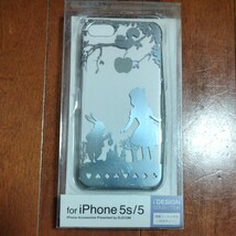 iPhone 5s/5用ケース保護フイルム付き　エレコムPS-A12PVT01　アリス_画像1