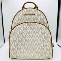 MICHAEL KORS マイケルコース リュック 保管品 使用回数少な目 1円出品 レディース かわいい ホワイト系 バックパック 若干変色有 3356_画像1