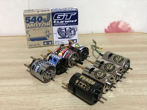 送料無料 ラジコン用 モーター 10個セット マブチ タミヤ HPI MABUCHI TAMIYA Team ORBITAL ZERO 540J GT tuned SUPER STOCK MOTOR