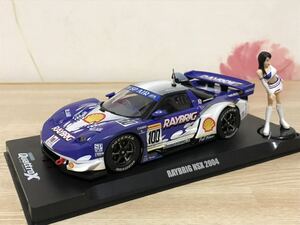 送料無料　1/32 QuattroX レイブリック NSX レーシングカー スロットカー レースクイーン フィギュア SLOT CAR RAYBRIG HONDA RACING CAR