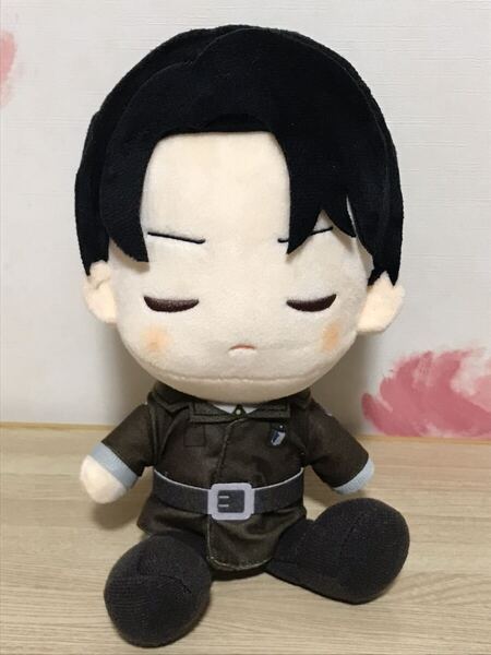 送料無料　進撃の巨人　リヴァイ兵長　おやすみ調査兵団　ぬいぐるみ　ATTACK ON TITAN Levi かわいい kawaii