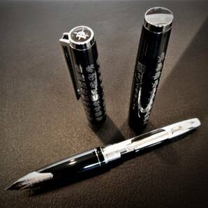 ☆稀少!!未使用品!!中国 漢詩 漢字☆PILOT パイロット☆万年筆 STERLING SILVER スターリングシルバー☆ペン先 14金☆1円スタート!!の画像6