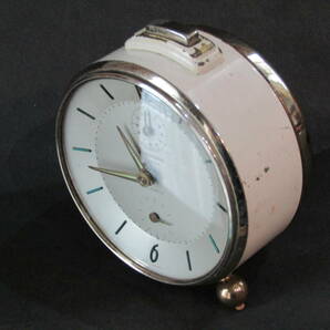 目覚まし時計 ユンハンス 三段階ベル機能 トライボックス サイレント からくり置き時計 ゼンマイ手巻き時計 注油済 即日使用可 // 精工舎の画像5