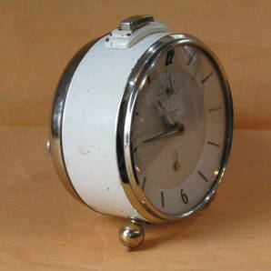 目覚まし時計 ユンハンス 三段階ベル機能 トライボックス サイレント からくり置き時計 ゼンマイ手巻き時計 注油済 即日使用可 // 精工舎の画像6