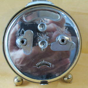 目覚まし時計 ユンハンス 三段階ベル機能 トライボックス サイレント からくり置き時計 ゼンマイ手巻き時計 注油済 即日使用可 // 精工舎の画像9