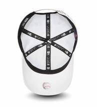 ニューエラ キャップ 帽子 9FORTY ナインフォーティ メタルロゴ サイドロゴ ホワイト ユニセックス NEWERA 9FORTY FLAWLESS LOGO 新品_画像4