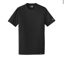 ニューエラ 半袖 Tシャツ NEA100 ロゴ ヘリテージ ブラック Lサイズ ユニセックス クルーネック NEWERA HERITAGE BLEND CREW TEE 新品_画像3