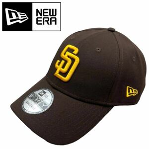 ニューエラ キャップ ナインフォーティ 野球帽 帽子 940 ベースボールキャップ パドレス ブラウン×イエロー NEWERA 9FORTY 新品