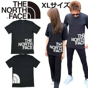 ザ ノースフェイス 半袖 Tシャツ NF0A812I カットソー ブラック XLサイズ ハーフドームロゴ THE NORTH FACE BRAND PROUD TEE 新品